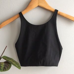 NWT Girlfriend Collective black Topanga bra